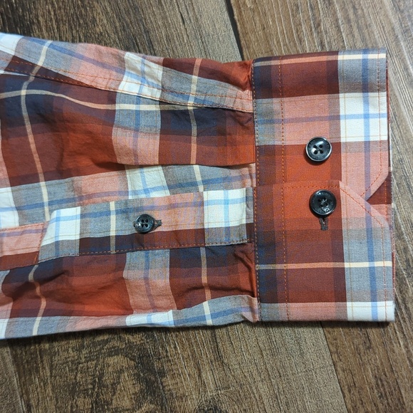 Jared Lang Plaid Button Down Size XXL - Picture 2 of 7